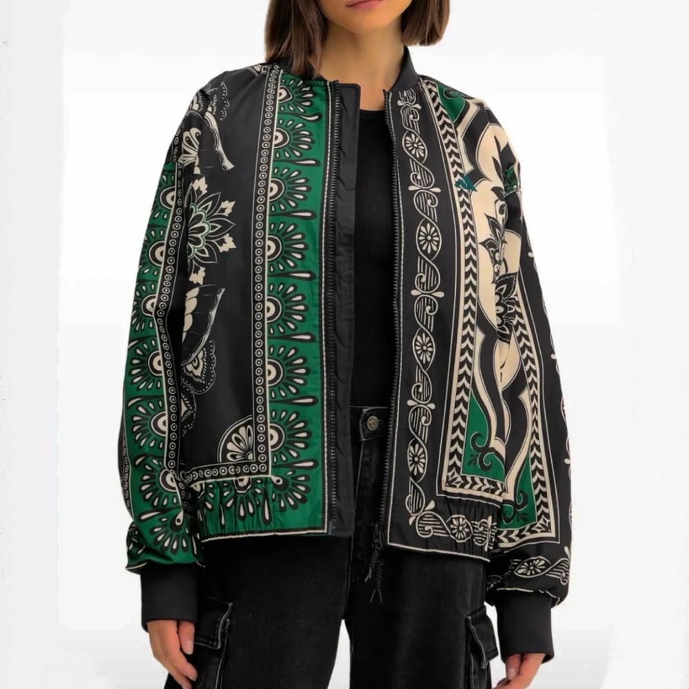 Adidas x FARM Rio Borboho Varsity Jacket - NWT